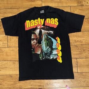 NAS Rap T-Shirt Black Med 19x26